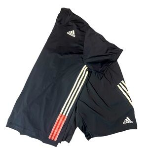 Adidas Aeroready Lightweight Two piece Stretchy short set two side Zip Pocket